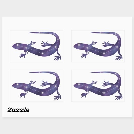 Gecko Constellation Sticker (Blatt)