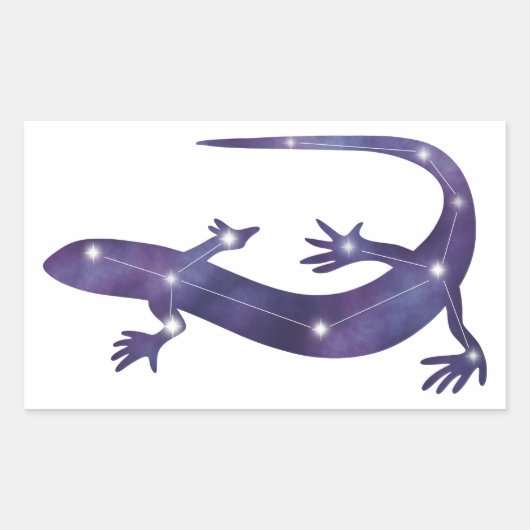 Gecko Constellation Sticker (Vorderseite)