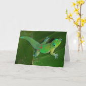 Gecko Cruise at Night Karte (Gelbe Blume)