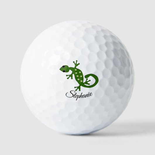 Gecko Design Golfball (Vorderseite)