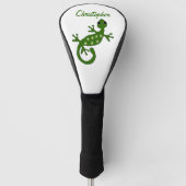 Gecko-Echsen-Design Golf Headcover (Vorderseite)