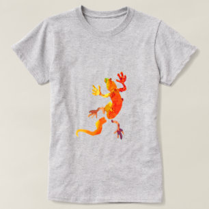 Gecko-Eidechsen-Öko reptil T-Shirt