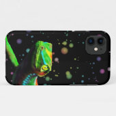 Gecko-Eidechsen-Regenbogen färbt iPhone 5 Hüllen (Rückseite (Horizontal))