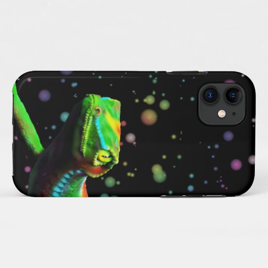 Gecko-Eidechsen-Regenbogen färbt iPhone 5 Hüllen (Rückseite (Horizontal))