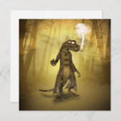 Gecko Einladung (Vorne/Hinten)