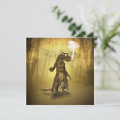 Gecko Einladung (Stehend Vorderseite)