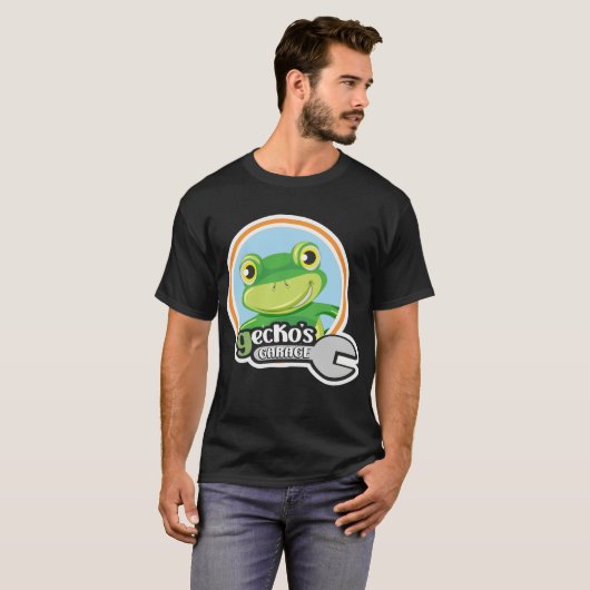 Gecko-Garage T-Shirt (Vorne ganz)