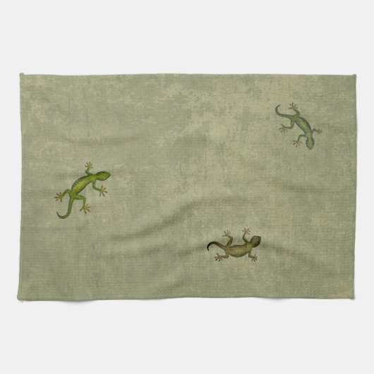 Gecko Geschirrtuch (Horizontal)