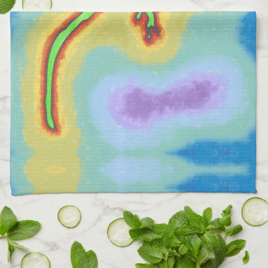 Gecko Geschirrtuch (Gefaltet)