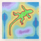 Gecko Glasuntersetzer (Vorderseite)
