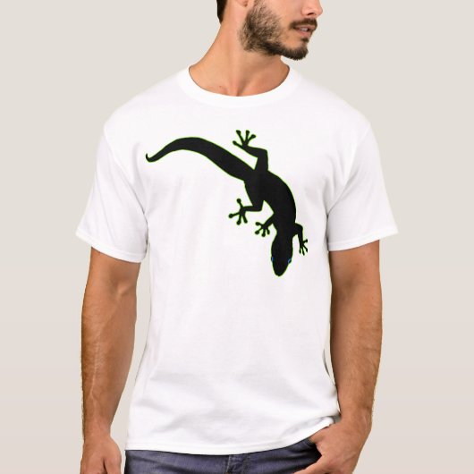GECKO Green Kontur T-Shirt (Vorderseite)