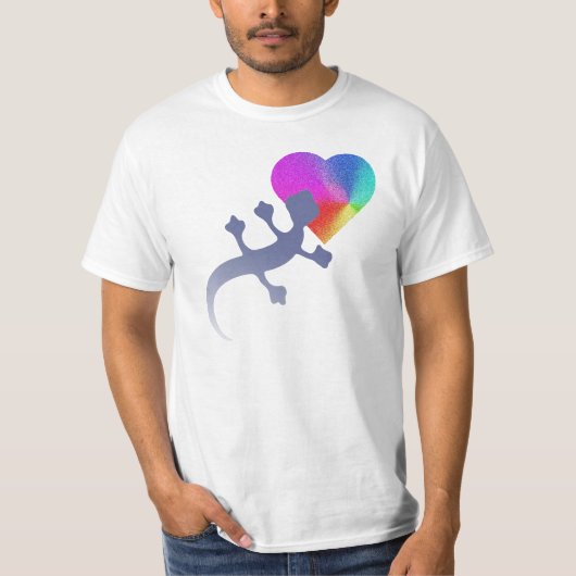 Gecko Heart T-Shirt (Vorderseite)