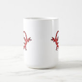 Gecko-Herz Kaffeetasse (Mittel)
