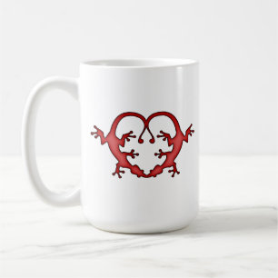 Gecko-Herz Kaffeetasse