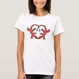 Gecko-Herz T-Shirt
