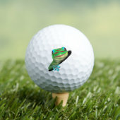 Gecko in einem Loch Golfball (Insitu T-Shirt)