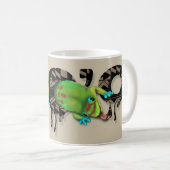 Gecko in Hawaii Kaffeetasse (VorderseiteRechts)