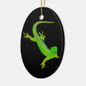 Gecko Keramik Ornament (Links)