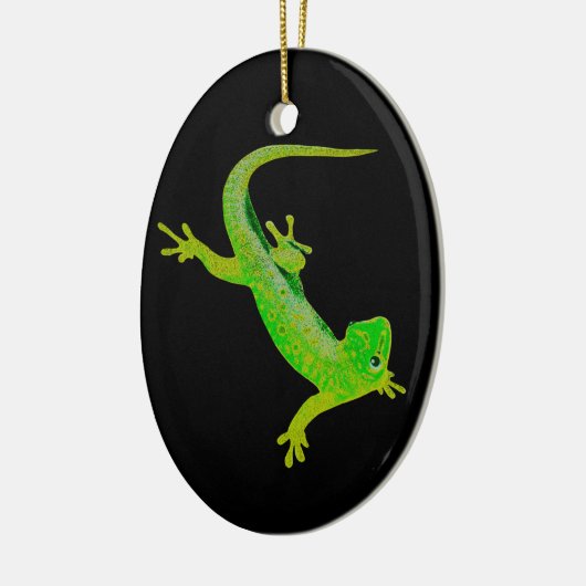 Gecko Keramik Ornament (Links)