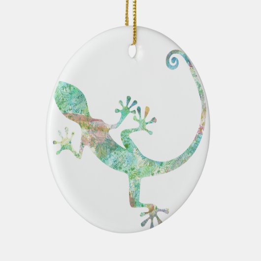 Gecko Keramik Ornament (Rechts)