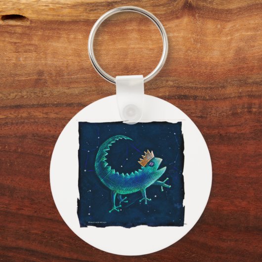 Gecko King Schlüsselanhänger (Vorderseite)