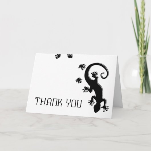 Gecko läuft + Danke (Vorderseite)