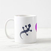 Gecko Liebe Kaffeetasse (Links)