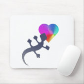 Gecko Liebe Mousepad (Mit Mouse)