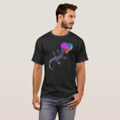 Gecko Liebe T-Shirt (Vorne ganz)