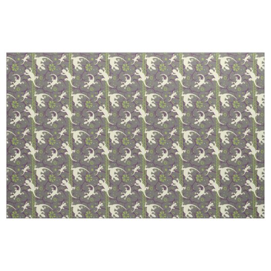 Gecko Lizard Abstrakt Cactus Ethnic Pattern Stoff (Fat Quarter (45,7 x 55,9 cm))