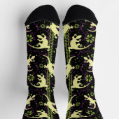 Gecko Lizard Ethnic Pattern Socken (Oben)