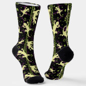 Gecko Lizard Ethnic Pattern Socken (Gewinkelt)