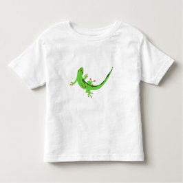 Gecko Lizard Reptile Illustration Kleinkind T-shirt
