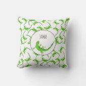 Gecko Lizard Reptile Muster Kissen (Vorderseite)