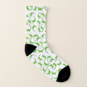 Gecko Lizard Reptile Muster Socken (Rechts - Außen)