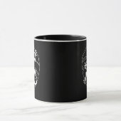 Gecko Lizard Silhouette Tasse (Zentrum)