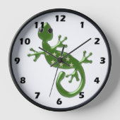 Gecko Lizard Uhr (Vorderseite)