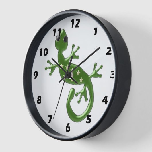 Gecko Lizard Uhr (Winkel)