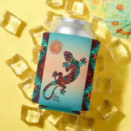 Gecko Lizard und Sun Dosenkühler