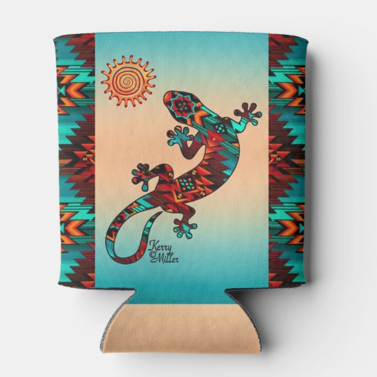 Gecko Lizard und Sun Dosenkühler (Rückseite)