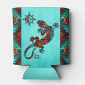 Gecko Lizard und Sun können sich kühlen Dosenkühler (Rückseite)