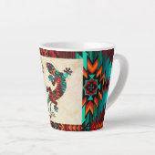 Gecko Lizard und Sun Latte Tasse (Rechte Ecke)