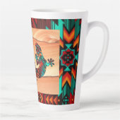 Gecko Lizard und Sun Latte Tasse (Rechts)