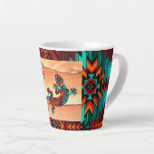 Gecko Lizard und Sun Latte Tasse (Rechte Ecke)