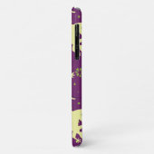 Gecko Lizards Ethnic Lila Green Pattern Case-Mate iPhone Hülle (Hinten/Links)