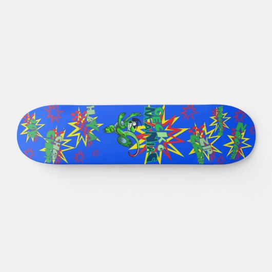 Gecko Maniac Skateboard (Horizontal)