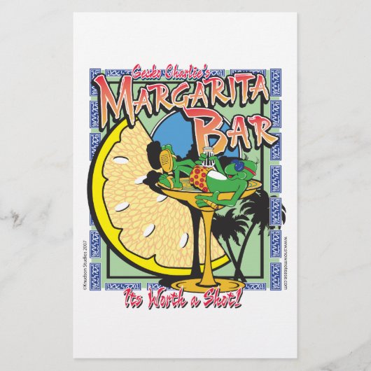 Gecko-margarita-LIMEDESIGN Briefpapier (Vorderseite)