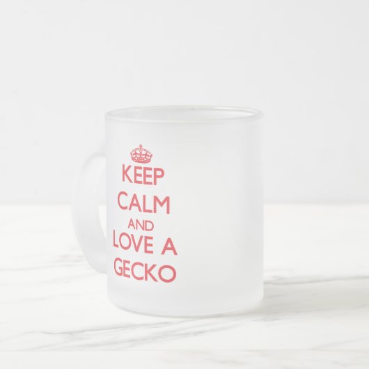Gecko Mattglastasse (Vorderseite Links)