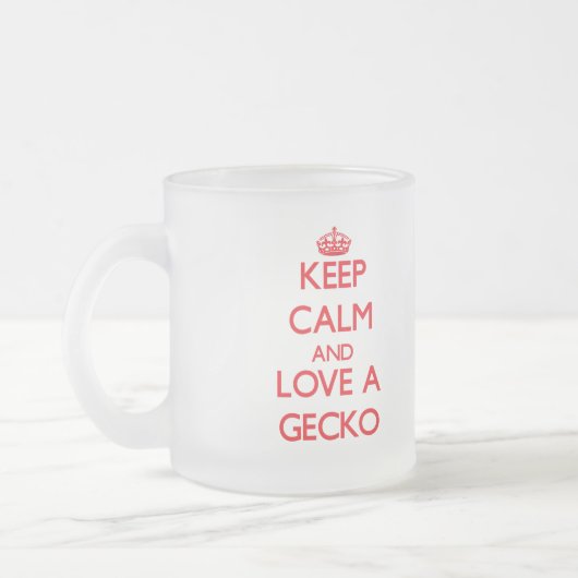 Gecko Mattglastasse (Links)