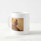 Gecko mit Haube Kaffeetasse (Vorderseite Links)